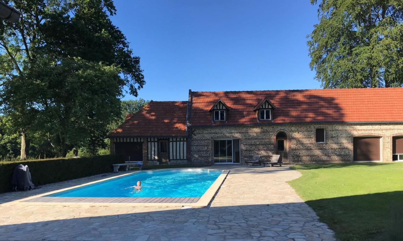 Clos Celeste - Campagne D Etretat Avec Piscine Et Spa (Adults Only) Écrainville Εξωτερικό φωτογραφία