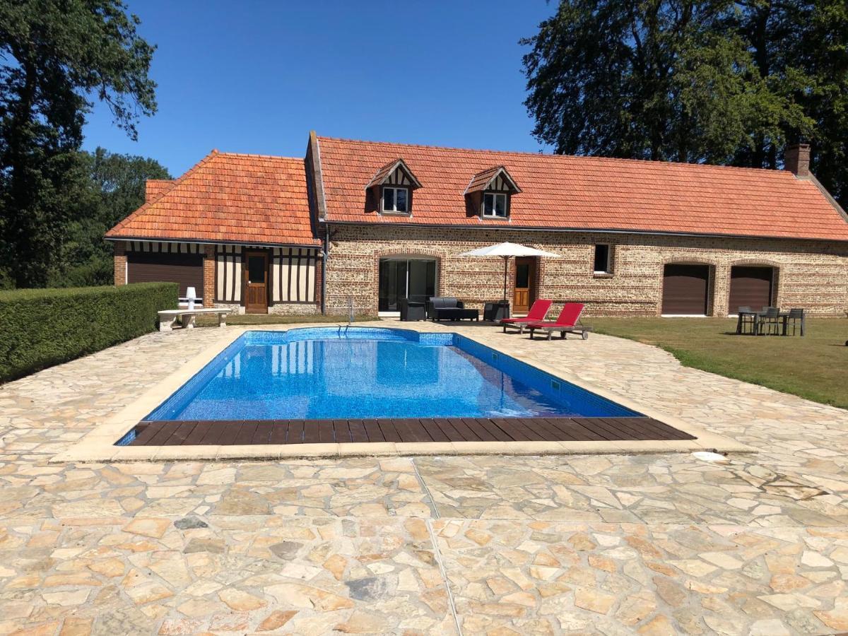Clos Celeste - Campagne D Etretat Avec Piscine Et Spa (Adults Only) Écrainville Εξωτερικό φωτογραφία