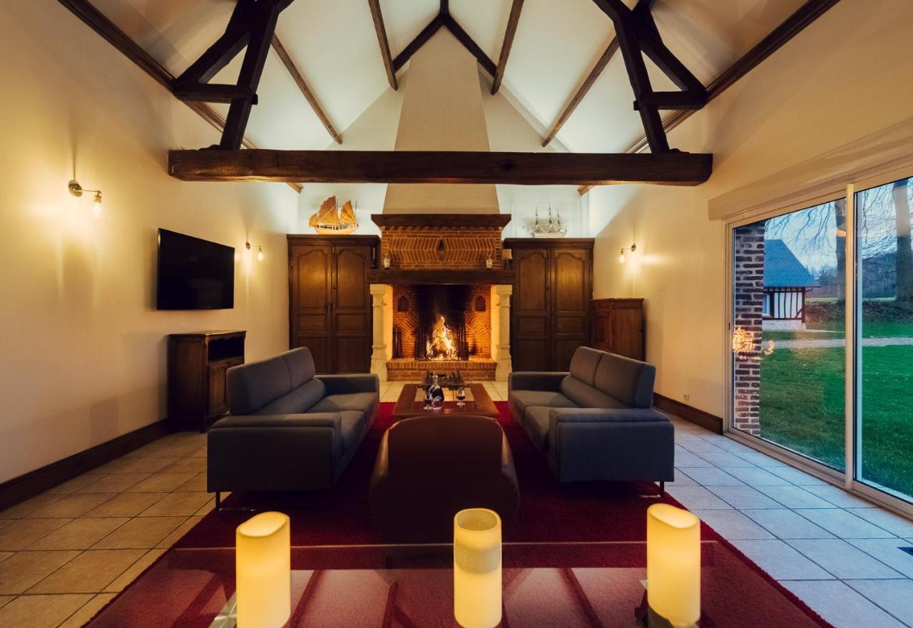 Clos Celeste - Campagne D Etretat Avec Piscine Et Spa (Adults Only) Écrainville Εξωτερικό φωτογραφία