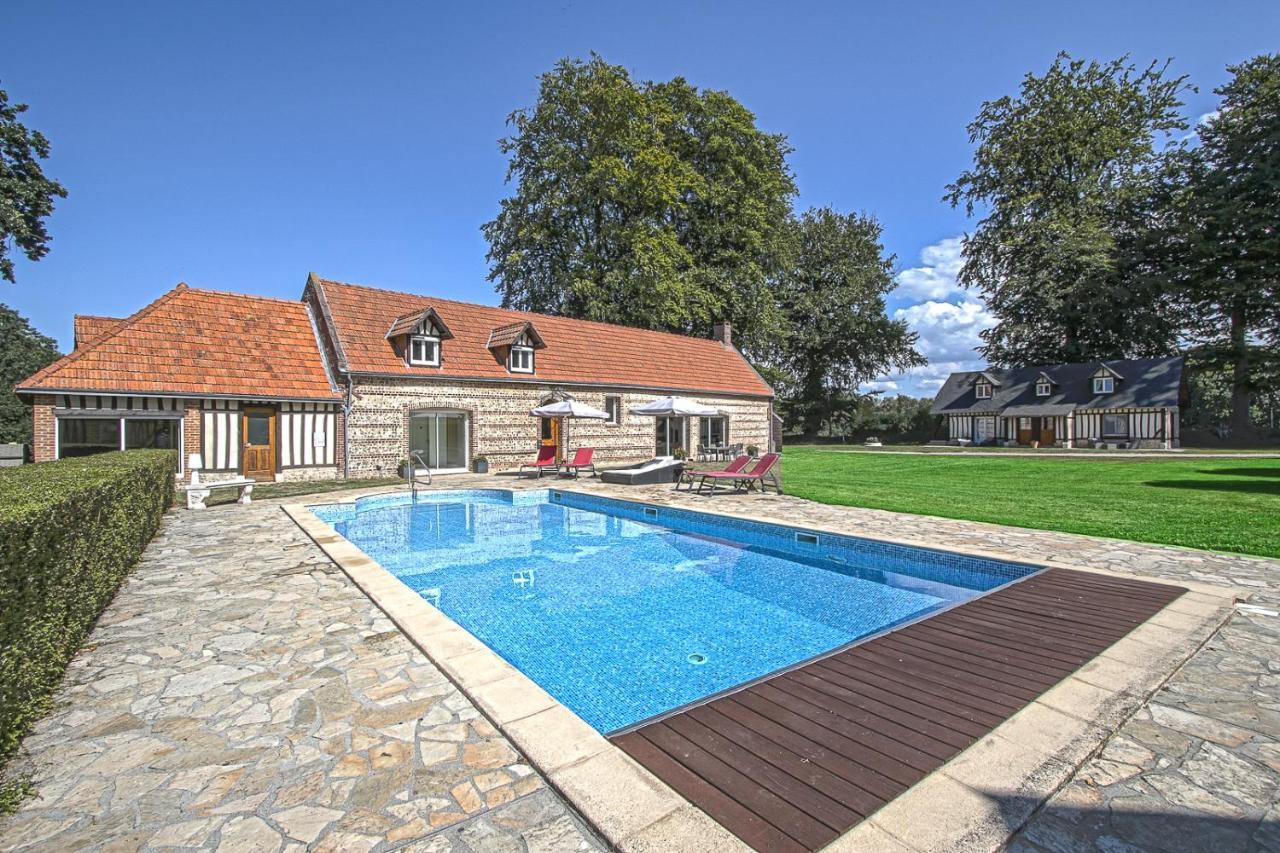Clos Celeste - Campagne D Etretat Avec Piscine Et Spa (Adults Only) Écrainville Εξωτερικό φωτογραφία