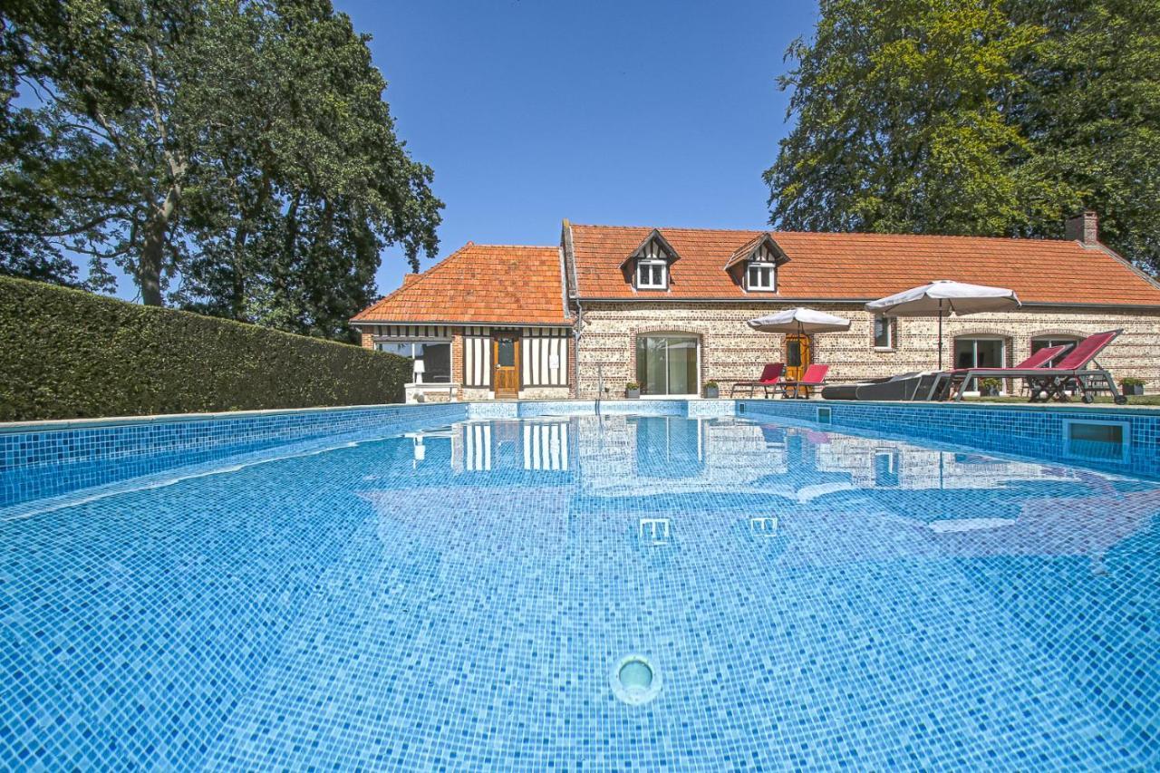Clos Celeste - Campagne D Etretat Avec Piscine Et Spa (Adults Only) Écrainville Εξωτερικό φωτογραφία