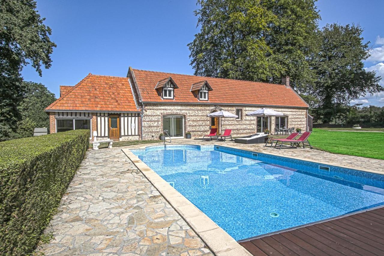 Clos Celeste - Campagne D Etretat Avec Piscine Et Spa (Adults Only) Écrainville Εξωτερικό φωτογραφία