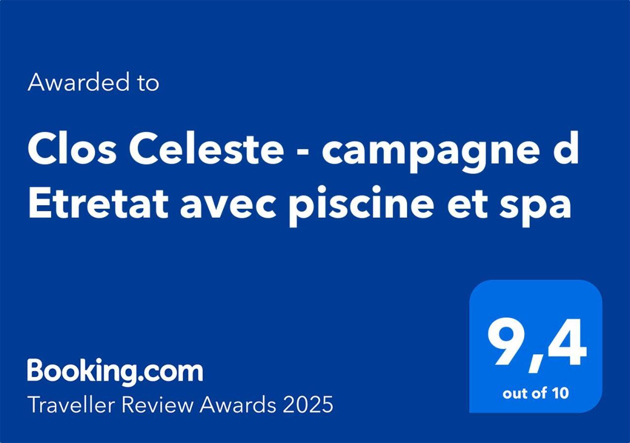Clos Celeste - Campagne D Etretat Avec Piscine Et Spa (Adults Only) Écrainville Εξωτερικό φωτογραφία
